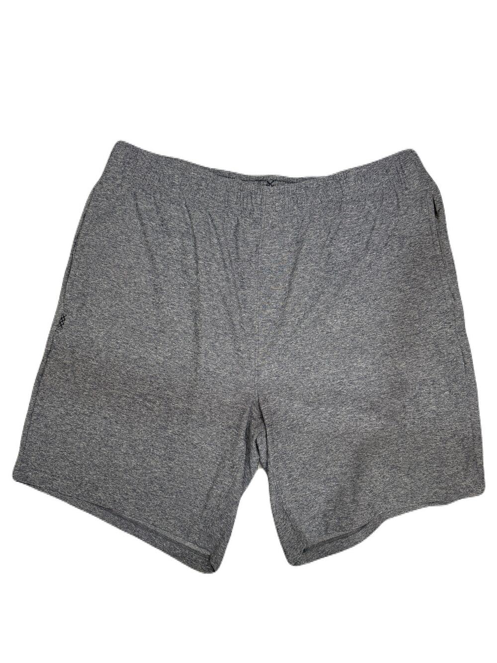 Rhone Mens Reign Midweight Athletic Training Gym Shorts Blue Gray Heather Size L